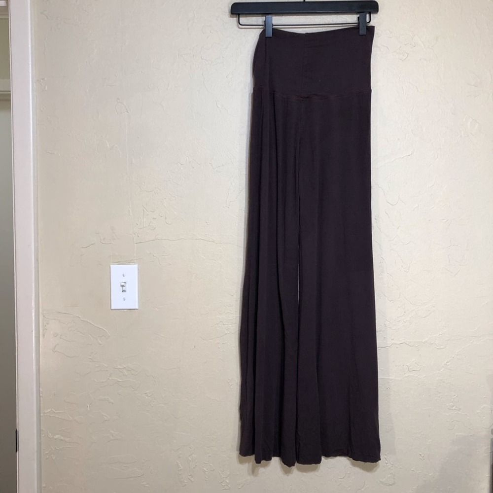 Kaivalya Absolute Freedom Womens Pants Small Brown Yoga Jogger Wide Leg